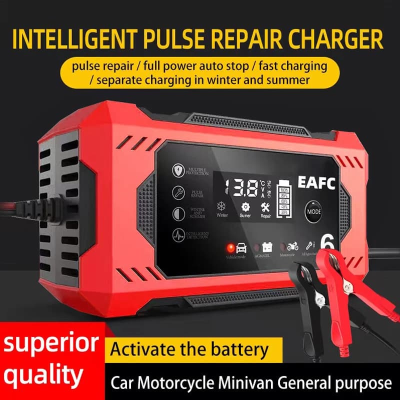 Ładowarka samochodowa z impulsem szybkiego ładowania 12V 6A 🔋